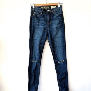 Tom Tailor × Highwaisted Ripped Stretch Jeans